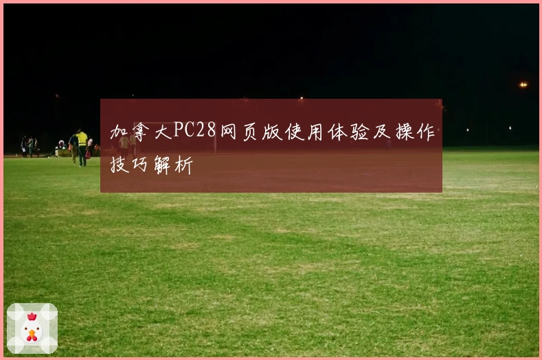 加拿大PC28网页版使用体验及操作技巧解析